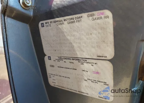 1990 Chevrolet Corvette z USA, uszkodzony, nr VIN 1G1YY2388L5111727